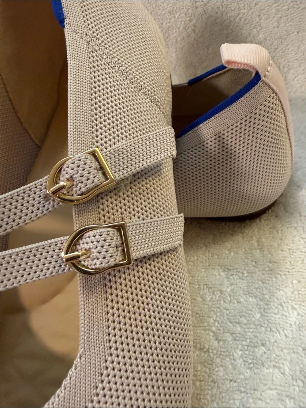 Light Pink Double-Strap Mary Jane Flats bundle shoes for deeper discount - Picture 3 of 14